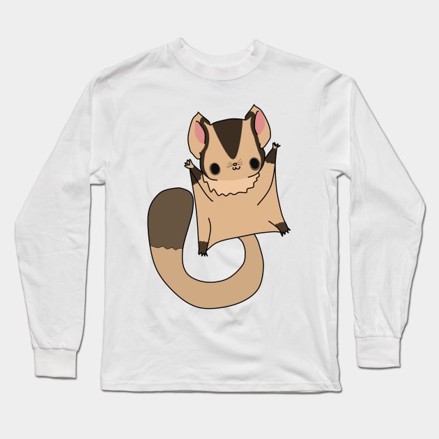 Chibi Sugar Glider Long Sleeve T-Shirt by RyanDoodles